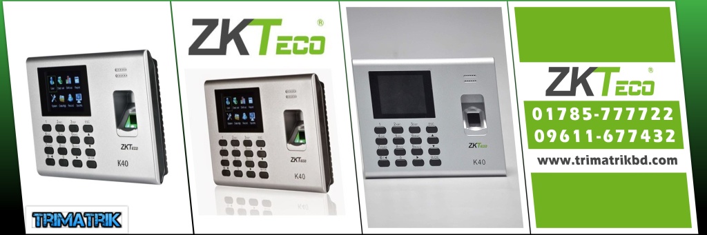 Biometric time attendance and access control in Bangladesh - ZKTeco K40